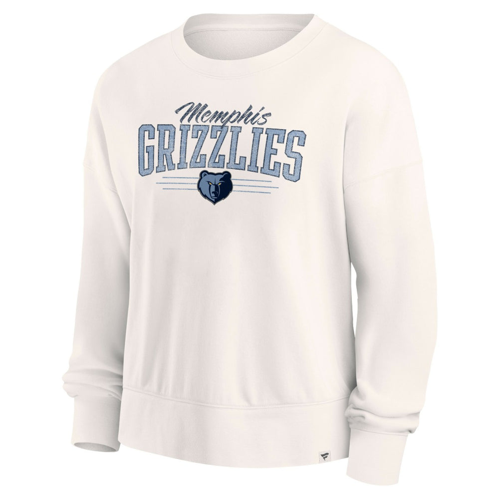 Memphis Grizzlies Women's Close the Game Pullover Sweatshirt Cream | Fanatics discount