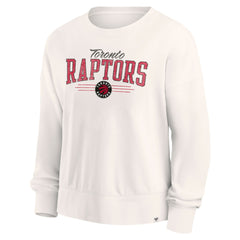 Toronto Raptors Women's Close the Game Pullover Sweatshirt Cream | Fanatics