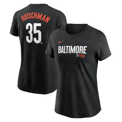 Adley Rutschman Baltimore Orioles Nike Women's City Connect Fuse Name & Number T-Shirt - Black - Nike on Sale