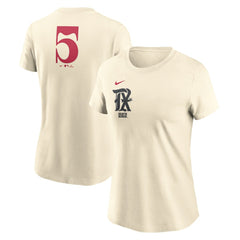 Texas Rangers Nike Women's City Connect Fuse Name & Number T-Shirt - Cream - Nike Lifestyle