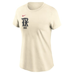 Texas Rangers Nike Women's City Connect Fuse Name & Number T-Shirt - Cream - Nike Lifestyle