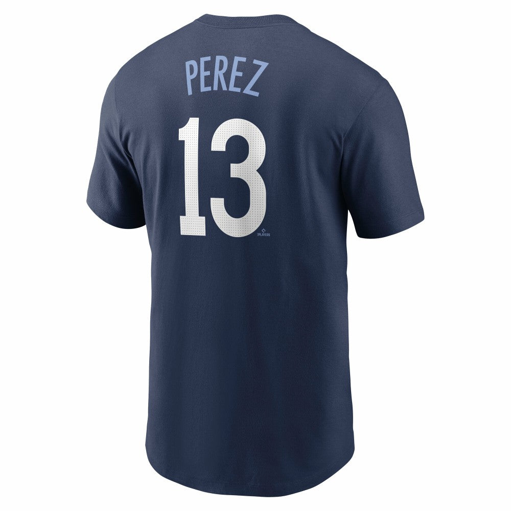Salvador Perez Kansas City Royals Nike 2024 City Connect Fuse Name & Number T-Shirt - Navy - Nike Online