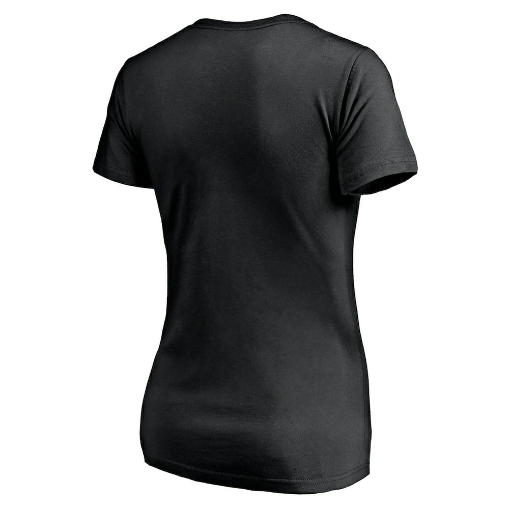 Brooklyn Nets Women's Mascot In Bounds V-Neck T-Shirt Black