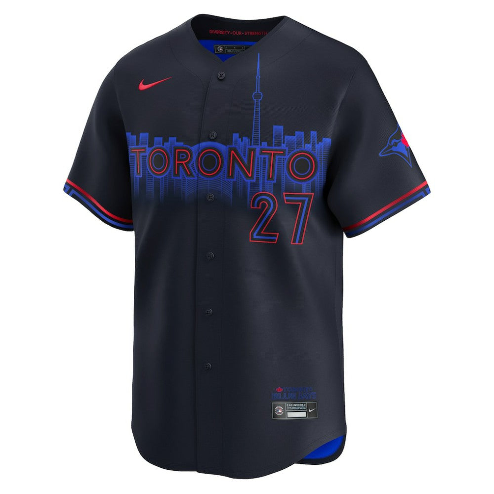 Vladimir Guerrero Jr. Toronto Blue Jays Nike 2024 City Connect Limited Player Jersey - Black - Nike Lifestyle