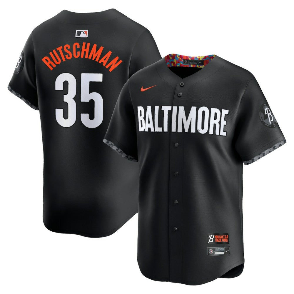 Adley Rutschman Baltimore Orioles Nike City Connect Limited Player Jersey - Black - Nike Lifestyle
