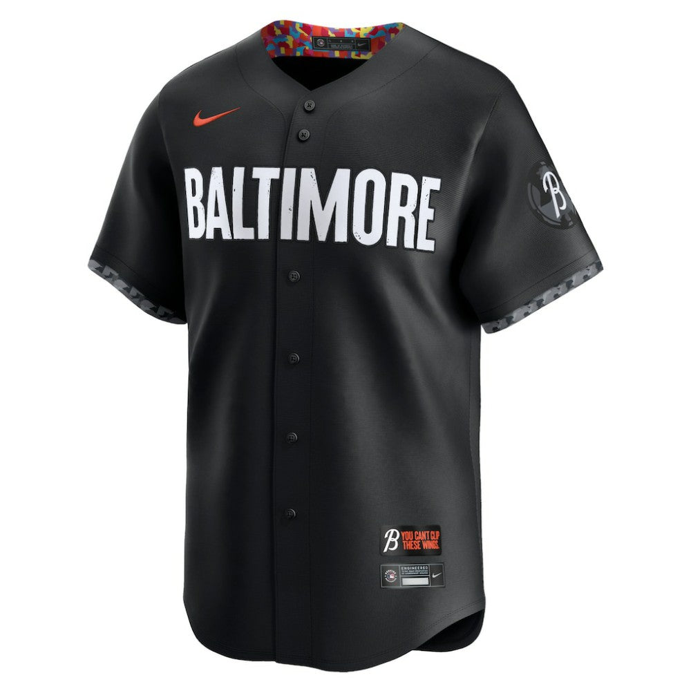 Adley Rutschman Baltimore Orioles Nike City Connect Limited Player Jersey - Black - Nike Lifestyle