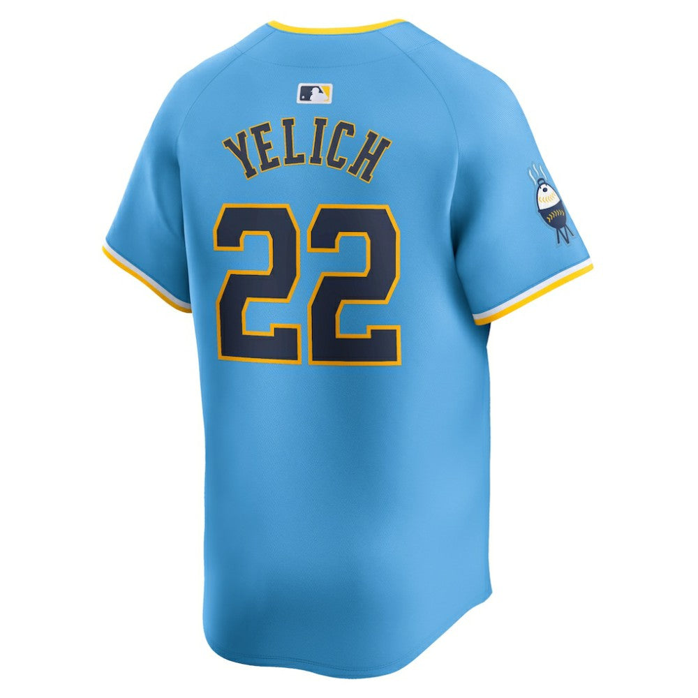 Christian Yelich Milwaukee Brewers Nike City Connect Limited Player Jersey - Powder Blue - Nike Online