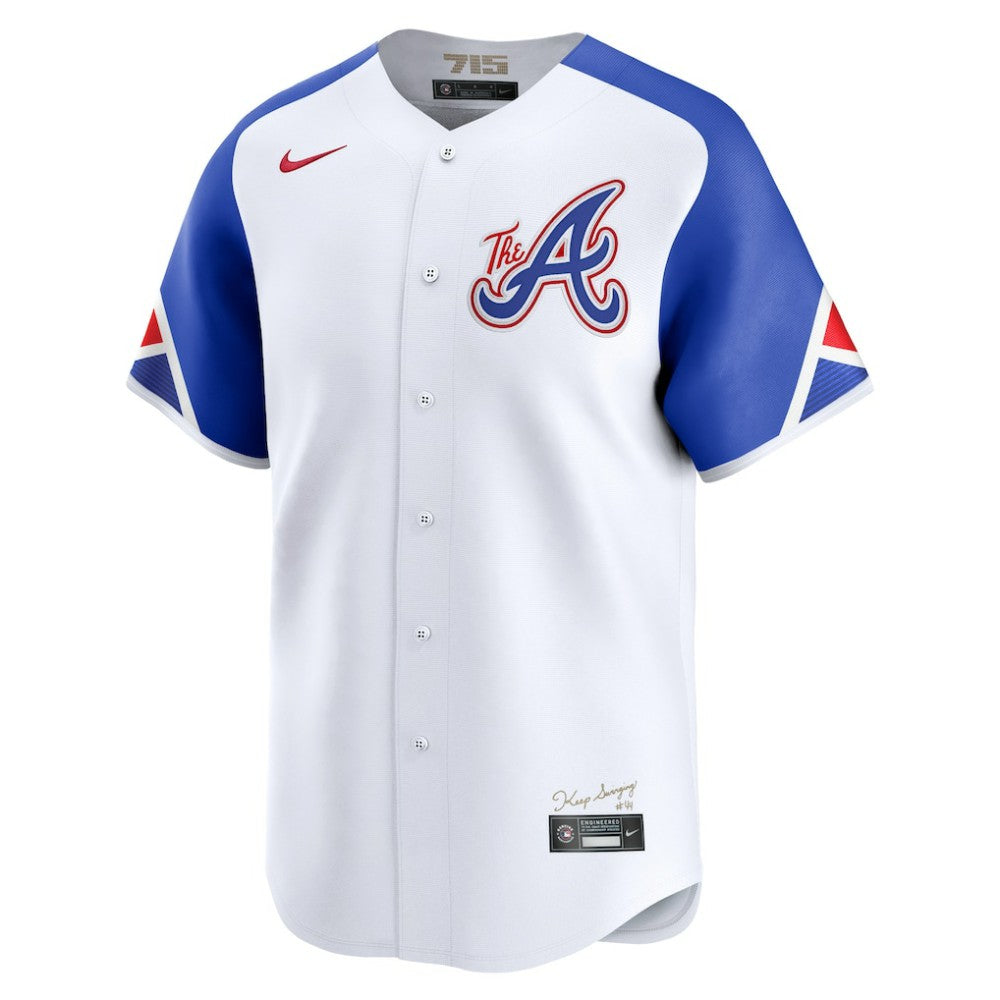 Atlanta Braves Nike City Connect Limited Jersey - White - Nike Discount