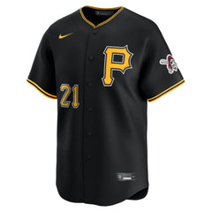 Roberto Clemente Pittsburgh Pirates Nike Alternate Limited Jersey - Black - Nike on Sale