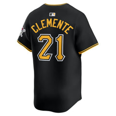 Roberto Clemente Pittsburgh Pirates Nike Alternate Limited Jersey - Black - Nike on Sale