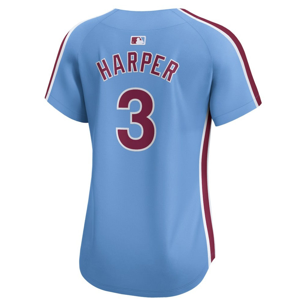 Bryce Harper Philadelphia Phillies Nike Women's Alternate Limited Player Jersey - Light Blue - Nike on Sale