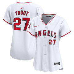 Mike Trout Los Angeles Angels Nike Women's Home Limited Player Jersey - White - Nike Online