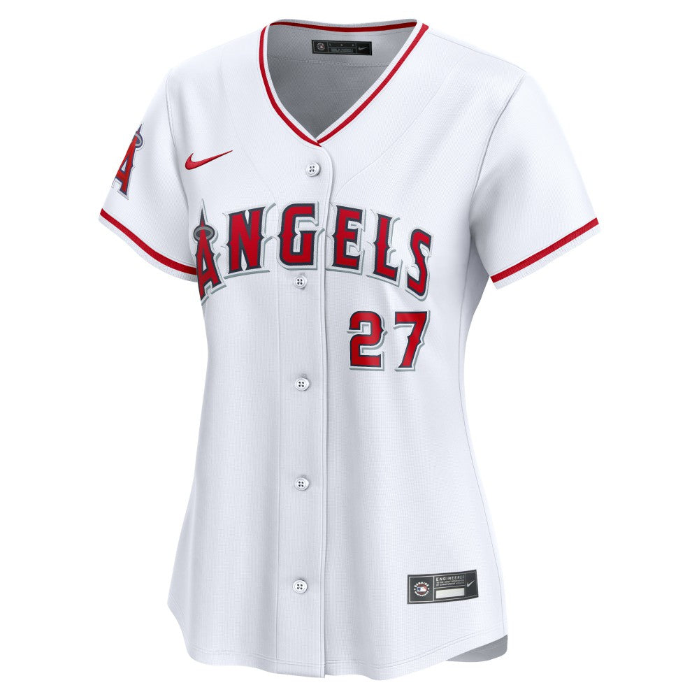 Mike Trout Los Angeles Angels Nike Women's Home Limited Player Jersey - White - Nike Online