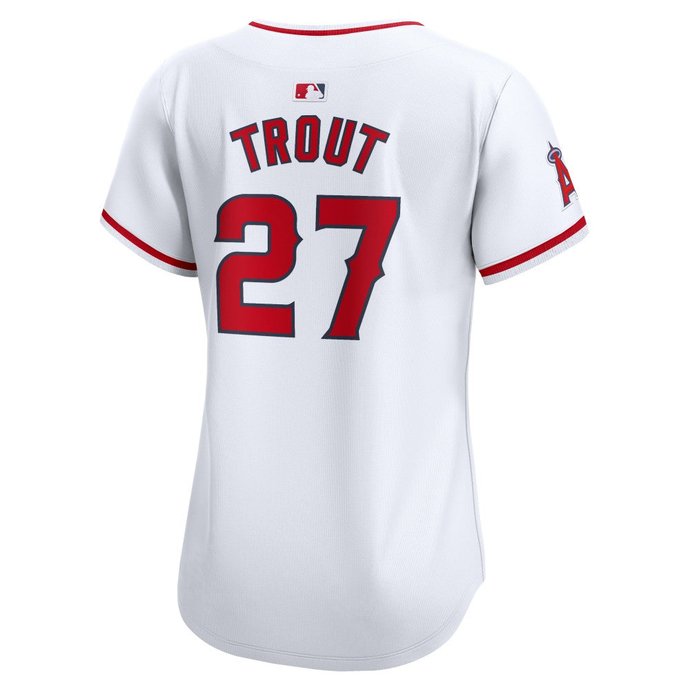 Mike Trout Los Angeles Angels Nike Women's Home Limited Player Jersey - White - Nike Online