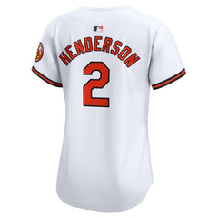 Gunnar Henderson Baltimore Orioles Nike Women's  Home Limited Player Jersey - White - Nike Online
