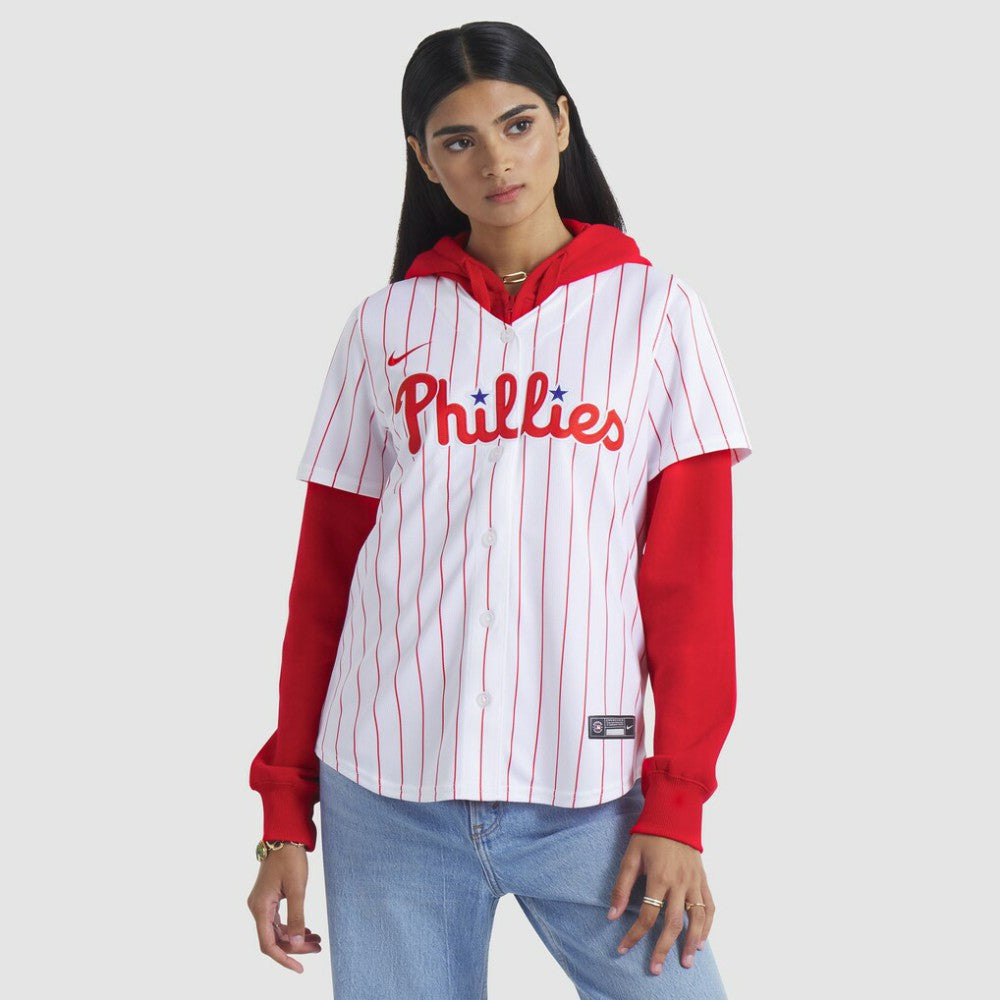 Bryce Harper Philadelphia Phillies Nike Women's Home Limited Player Jersey - White - Nike Sale