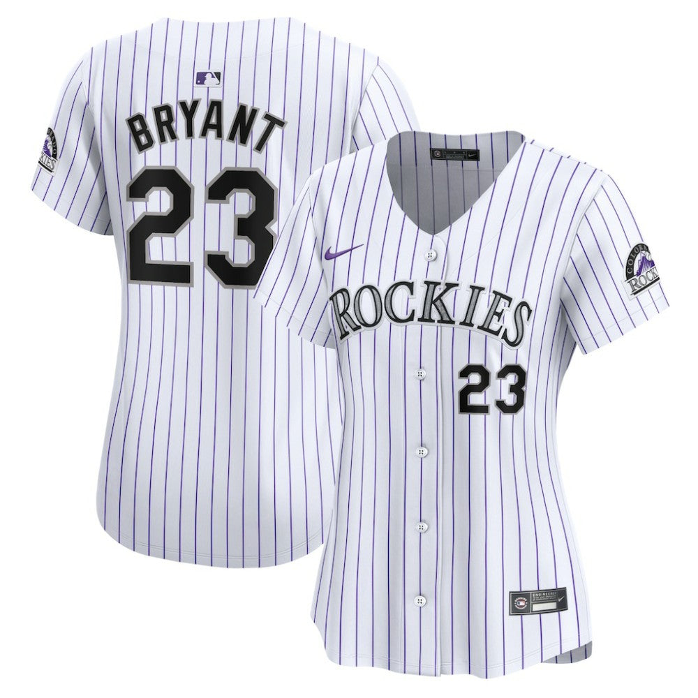Kris Bryant Colorado Rockies Nike Women's Home Limited Player Jersey - White - Nike on Sale