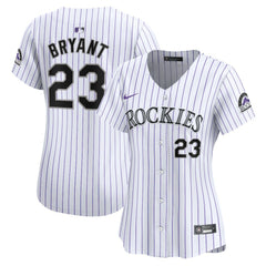 Kris Bryant Colorado Rockies Nike Women's Home Limited Player Jersey - White - Nike on Sale