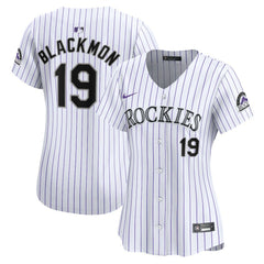 Charlie Blackmon Colorado Rockies Nike Women's Home Limited Player Jersey - White - Nike Discount