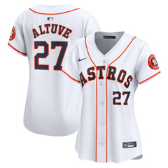Jose Altuve Houston Astros Nike Women's Home Limited Player Jersey - White - Nike on Sale