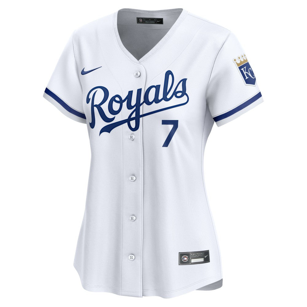 Bobby Witt Jr. Kansas City Royals Nike Women's Home Limited Player Jersey - White - Nike Lifestyle