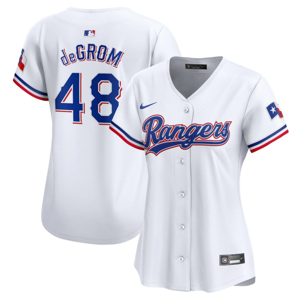 Jacob deGrom Texas Rangers Nike Women's Home Limited Player Jersey - White - Nike Online