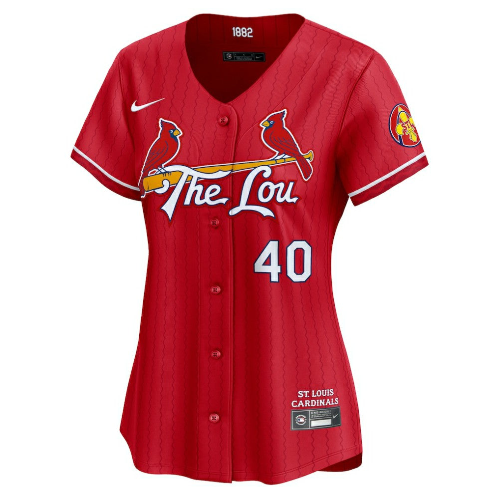 Willson Contreras St. Louis Cardinals Nike Women's 2024 City Connect Limited Player Jersey - Red - Nike on Sale