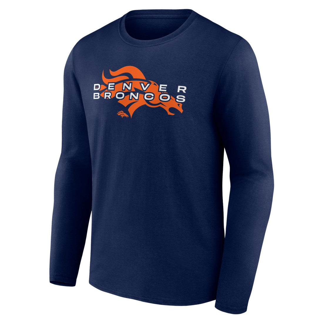 Denver Broncos Advance to Victory Long Sleeve T-Shirt Navy