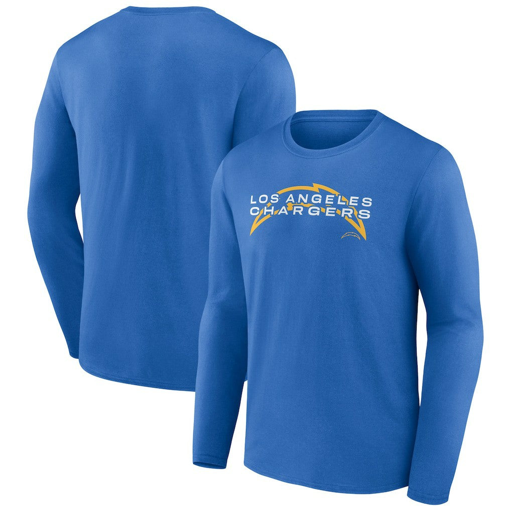 Los Angeles Chargers Advance to Victory Long Sleeve T-Shirt Powder Blue