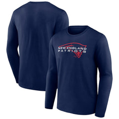 New England Patriots Advance to Victory Long Sleeve T-Shirt Navy