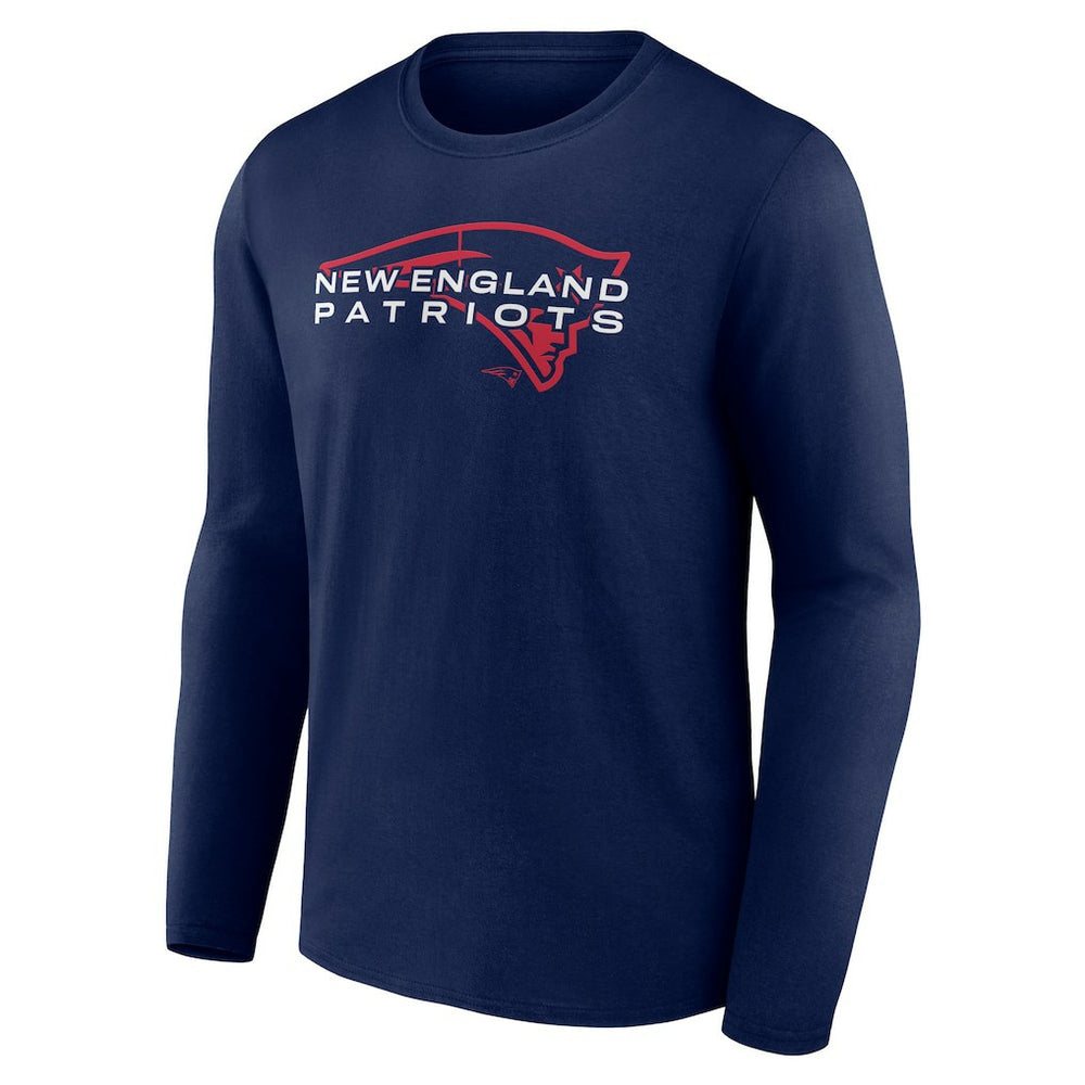 New England Patriots Advance to Victory Long Sleeve T-Shirt Navy