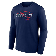 New England Patriots Advance to Victory Long Sleeve T-Shirt Navy
