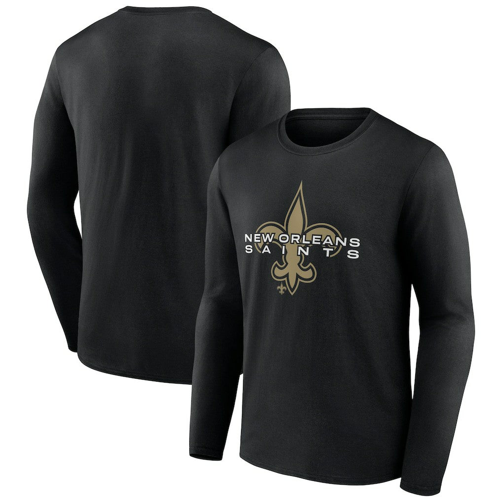 New Orleans Saints Advance to Victory Long Sleeve T-Shirt Black