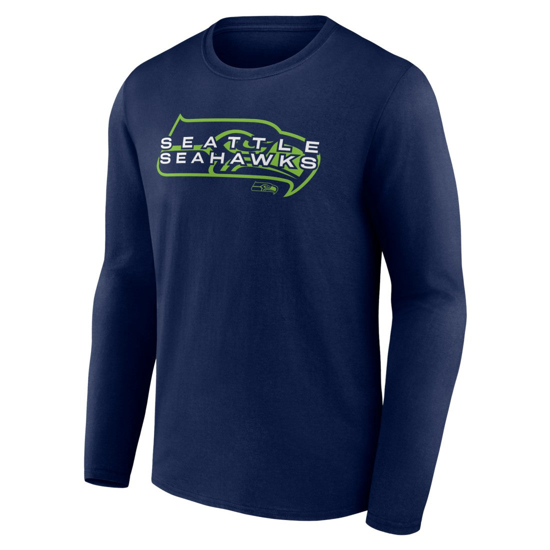 Seattle Seahawks Advance to Victory Long Sleeve T-Shirt College Navy