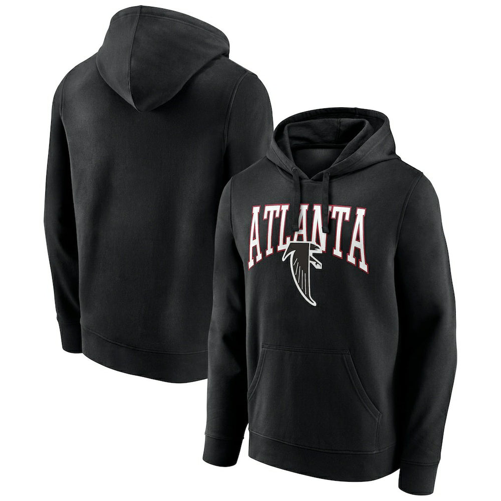 Atlanta Falcons Gridiron Classics Campus Standard Pullover Hoodie Black
