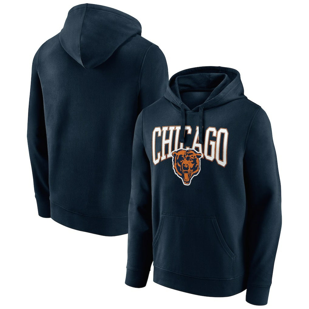 Chicago Bears Gridiron Classics Campus Standard Pullover Hoodie Navy