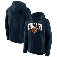 Chicago Bears Gridiron Classics Campus Standard Pullover Hoodie Navy