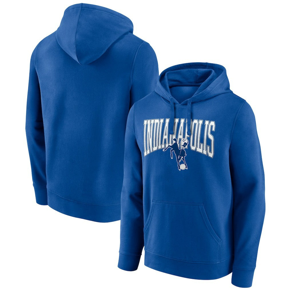 Indianapolis Colts Gridiron Classics Campus Standard Pullover Hoodie Royal