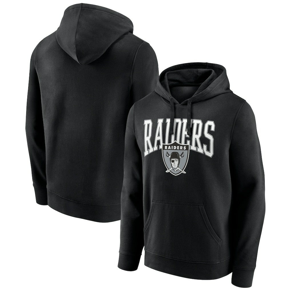 Las Vegas Raiders Gridiron Classics Campus Standard Pullover Hoodie Black
