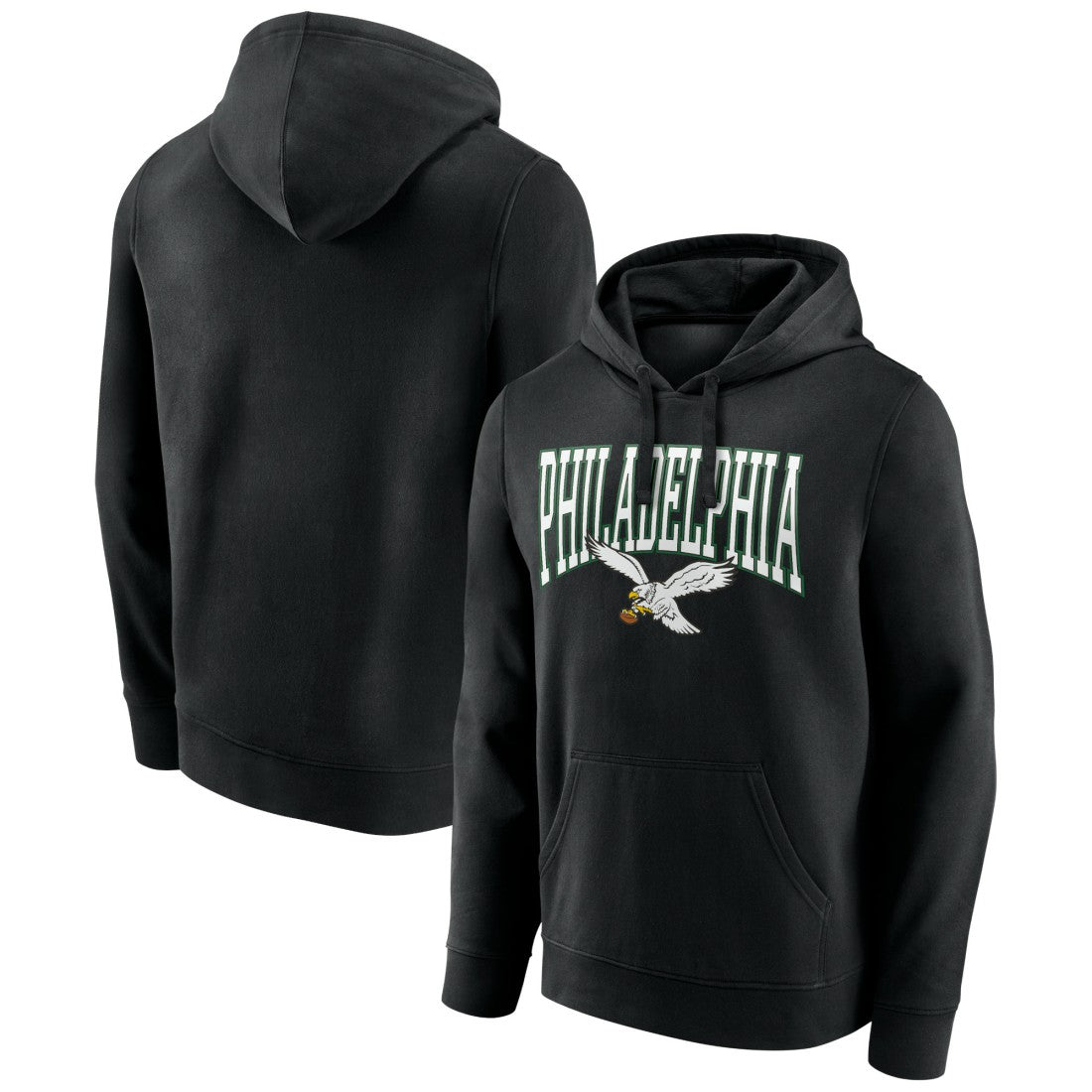 Philadelphia Eagles Gridiron Classics Campus Standard Pullover Hoodie Black