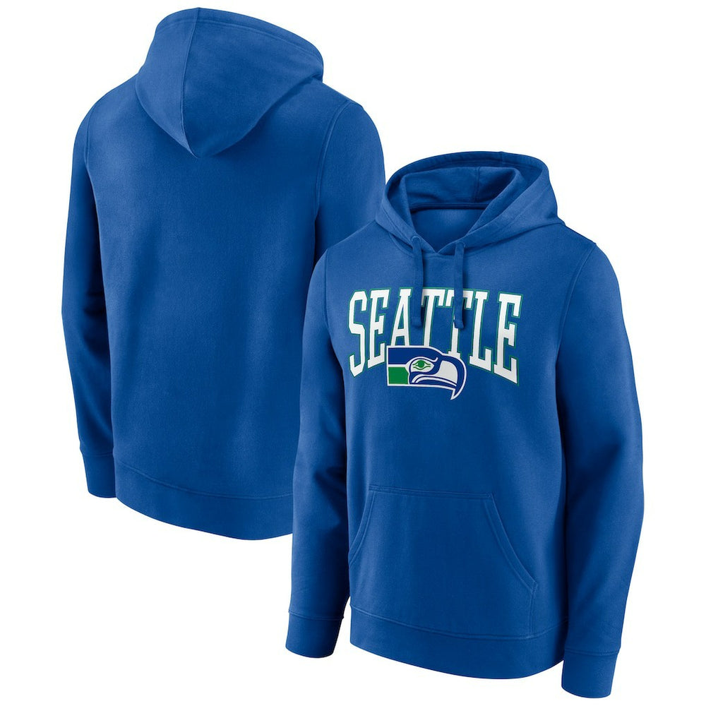 Seattle Seahawks Gridiron Classics Campus Standard Pullover Hoodie Royal
