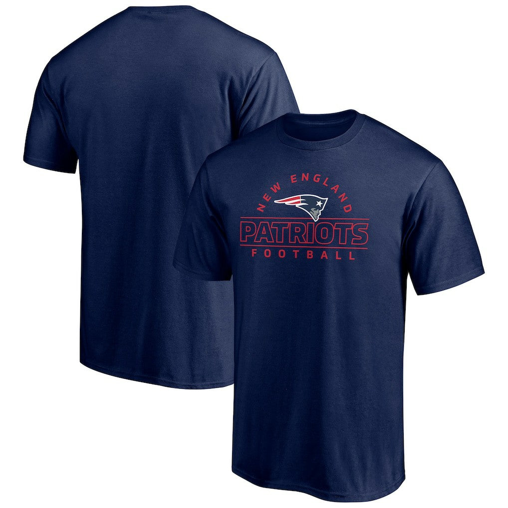 New England Patriots Dual Threat T-Shirt Navy
