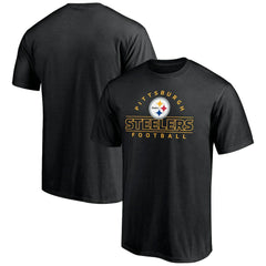 Pittsburgh Steelers Dual Threat T-Shirt Black
