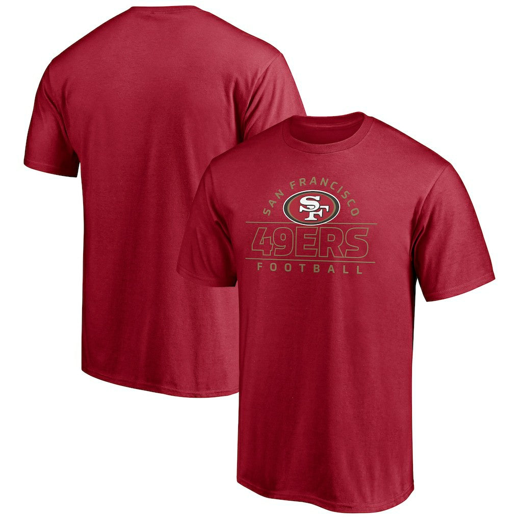 San Francisco 49ers Dual Threat T-Shirt Scarlet