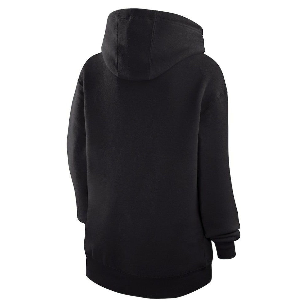 Athletics G-III 4Her by Carl Banks Women's Heart Fleece Pullover Hoodie - Black - MLB on Sale