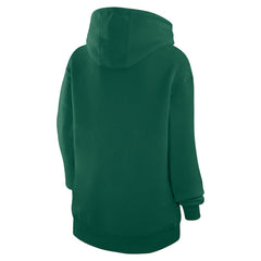 Athletics G-III 4Her by Carl Banks Women's Heart Fleece Pullover Hoodie - Green - MLB Sale
