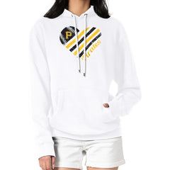 Pittsburgh Pirates G-III 4Her by Carl Banks Women's Heart Fleece Pullover Hoodie - White - MLB on Sale
