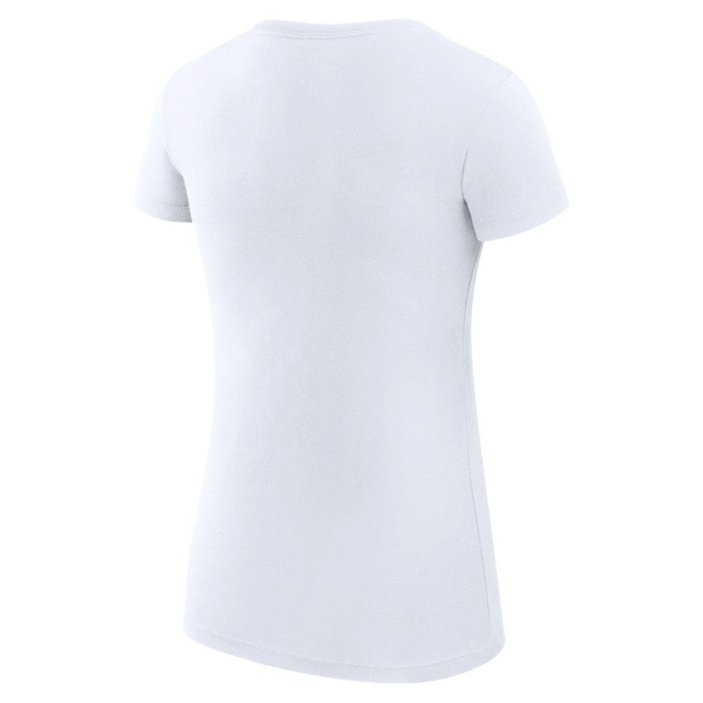 Chicago Cubs G-III 4Her by Carl Banks Women's Super-Slim Fit Lightweight Heart Graphic T-Shirt - White - MLB Lifestyle