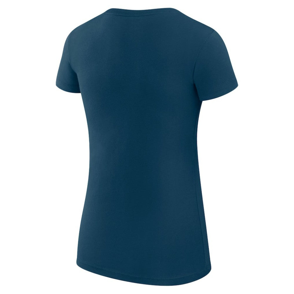 Seattle Mariners G-III 4Her by Carl Banks Women's Super-Slim Fit Lightweight Heart Graphic T-Shirt - Navy - MLB Discount