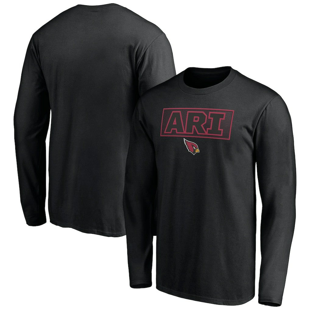 Arizona Cardinals Squad Throwbacks Long Sleeve T-Shirt Black